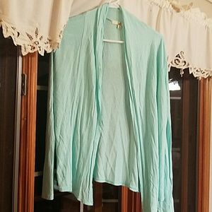 Aqua cardigan